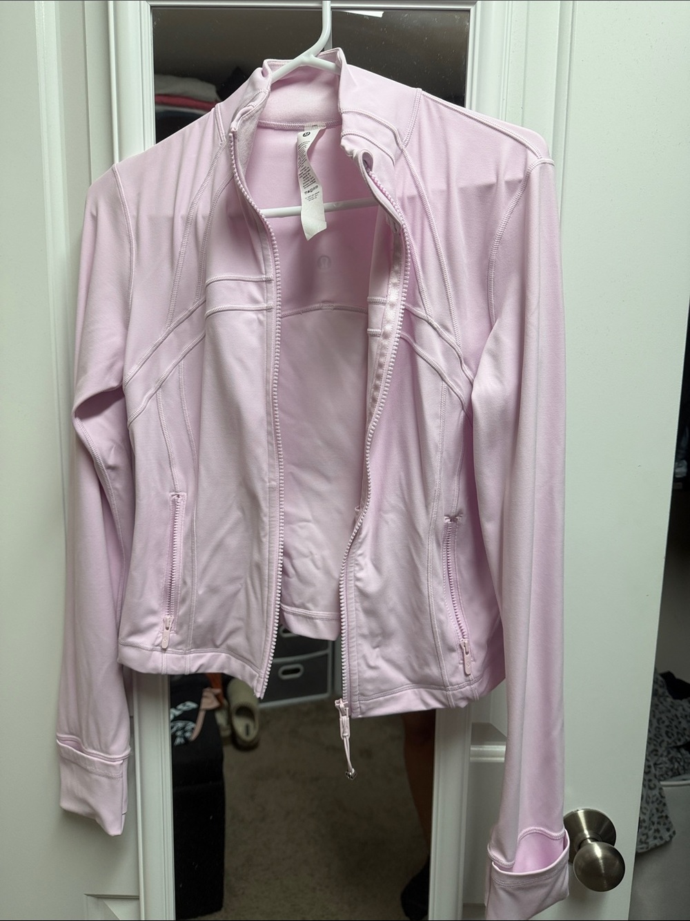 lululemon athletica Light Pink Full-Zip Athletic Jacket
